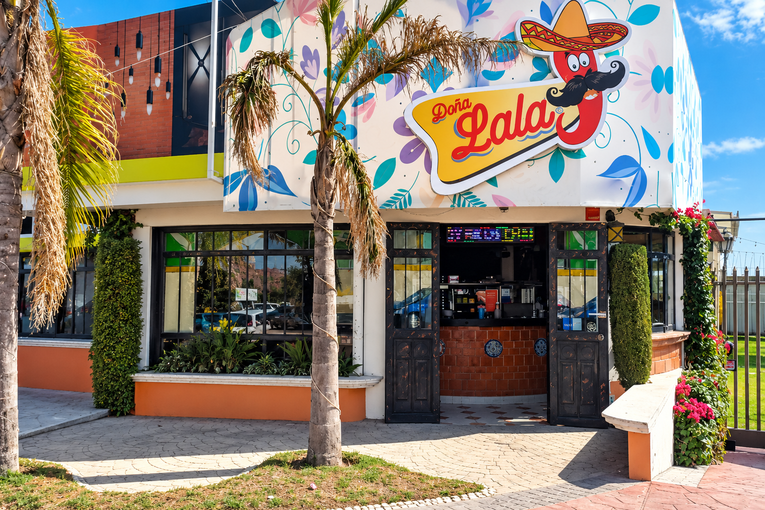 Fachada del restaurante Doña Lala